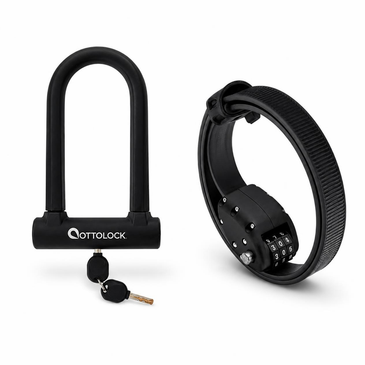 OttoLock Cinch Lock + SIDEKICK Bundle, Black 60 inch